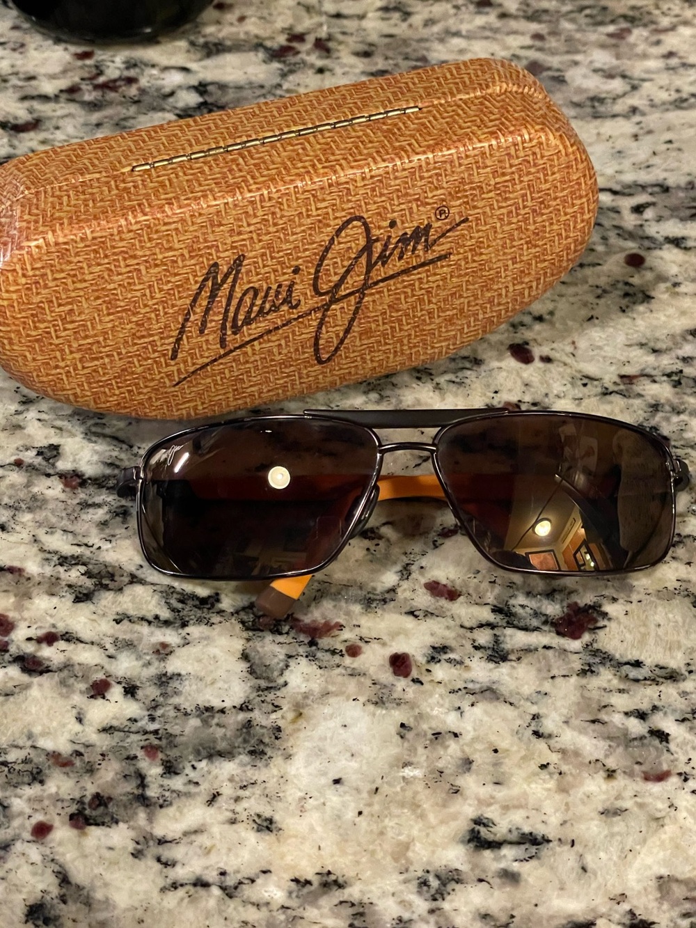 Maui Jim Men’s Keanu Brown Polarized Sunglasses